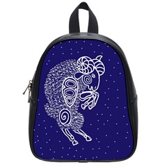 Aries Zodiac Star School Bags (small)  by Mariart