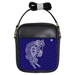 Aries Zodiac Star Girls Sling Bags by Mariart