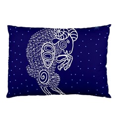 Aries Zodiac Star Pillow Case (two Sides) by Mariart