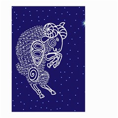 Aries Zodiac Star Small Garden Flag (two Sides) by Mariart