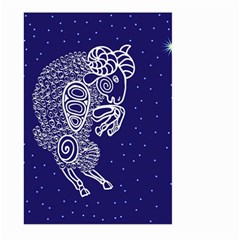 Aries Zodiac Star Large Garden Flag (two Sides) by Mariart