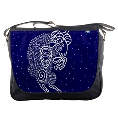 Aries Zodiac Star Messenger Bags by Mariart