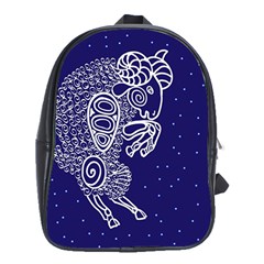 Aries Zodiac Star School Bags (xl)  by Mariart