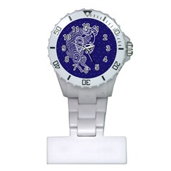 Aries Zodiac Star Plastic Nurses Watch by Mariart