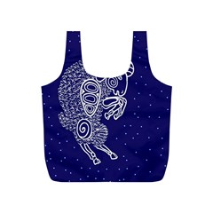 Aries Zodiac Star Full Print Recycle Bags (s)  by Mariart