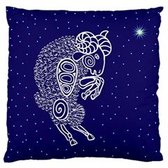 Aries Zodiac Star Standard Flano Cushion Case (two Sides) by Mariart