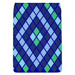 Blue Diamonds Green Grey Plaid Line Chevron Flap Covers (s) 