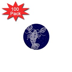 Cancer Zodiac Star 1  Mini Buttons (100 Pack) 