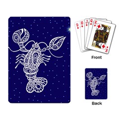 Cancer Zodiac Star Playing Card by Mariart