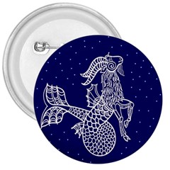 Capricorn Zodiac Star 3  Buttons by Mariart