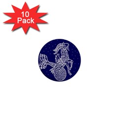 Capricorn Zodiac Star 1  Mini Buttons (10 Pack) 