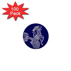 Capricorn Zodiac Star 1  Mini Buttons (100 Pack) 