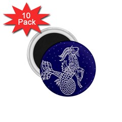 Capricorn Zodiac Star 1 75  Magnets (10 Pack) 