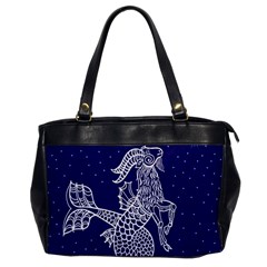 Capricorn Zodiac Star Office Handbags by Mariart