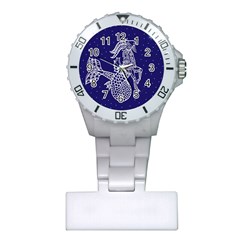 Capricorn Zodiac Star Plastic Nurses Watch by Mariart