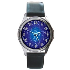 Astrology Illness Prediction Zodiac Star Round Metal Watch by Mariart