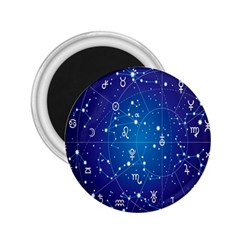 Astrology Illness Prediction Zodiac Star 2 25  Magnets by Mariart