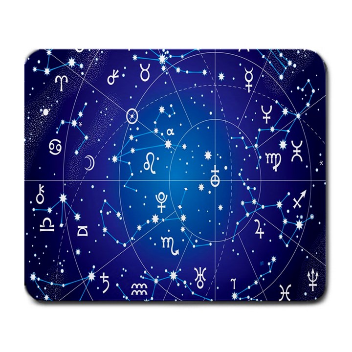 Astrology Illness Prediction Zodiac Star Large Mousepads