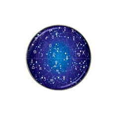 Astrology Illness Prediction Zodiac Star Hat Clip Ball Marker (10 Pack) by Mariart