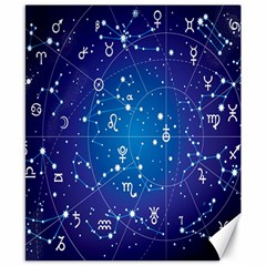 Astrology Illness Prediction Zodiac Star Canvas 8  X 10  by Mariart