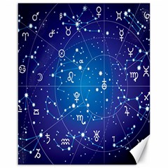 Astrology Illness Prediction Zodiac Star Canvas 16  X 20   by Mariart