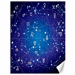 Astrology Illness Prediction Zodiac Star Canvas 36  X 48   by Mariart