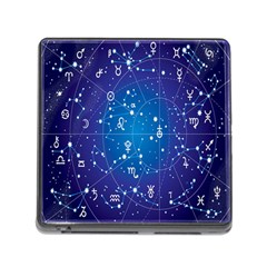 Astrology Illness Prediction Zodiac Star Memory Card Reader (square) by Mariart