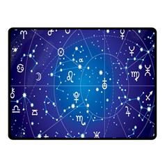 Astrology Illness Prediction Zodiac Star Fleece Blanket (small) by Mariart