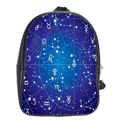 Astrology Illness Prediction Zodiac Star School Bags (xl)  by Mariart