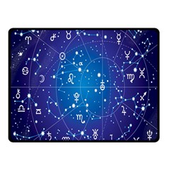 Astrology Illness Prediction Zodiac Star Double Sided Fleece Blanket (small)  by Mariart