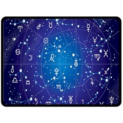 Astrology Illness Prediction Zodiac Star Double Sided Fleece Blanket (large)  by Mariart