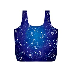 Astrology Illness Prediction Zodiac Star Full Print Recycle Bags (s)  by Mariart