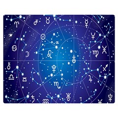 Astrology Illness Prediction Zodiac Star Double Sided Flano Blanket (medium)  by Mariart