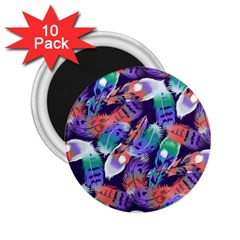 Bird Feathers Color Rainbow Animals Fly 2 25  Magnets (10 Pack)  by Mariart