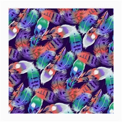 Bird Feathers Color Rainbow Animals Fly Medium Glasses Cloth (2-side) by Mariart