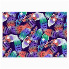 Bird Feathers Color Rainbow Animals Fly Large Glasses Cloth by Mariart