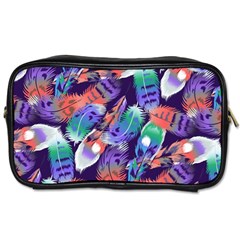 Bird Feathers Color Rainbow Animals Fly Toiletries Bags 2-side by Mariart