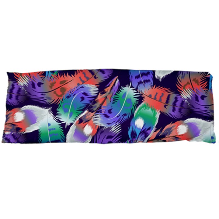 Bird Feathers Color Rainbow Animals Fly Body Pillow Case Dakimakura (Two Sides)