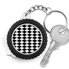 Diamond Black White Plaid Chevron Measuring Tapes by Mariart