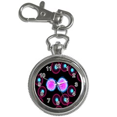 Cell Egg Circle Round Polka Red Purple Blue Light Black Key Chain Watches by Mariart