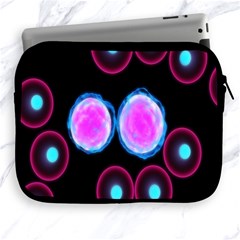 Cell Egg Circle Round Polka Red Purple Blue Light Black Apple Ipad 2/3/4 Zipper Cases by Mariart