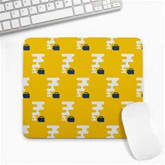 Fog Machine Fogging White Smoke Yellow Large Mousepads