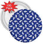 Birds Silhouette Pattern 3  Buttons (100 pack)  Front