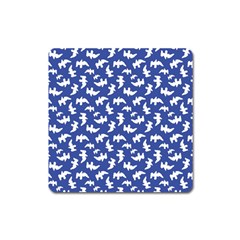 Birds Silhouette Pattern Square Magnet by dflcprintsclothing