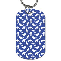 Birds Silhouette Pattern Dog Tag (two Sides)