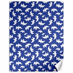 Birds Silhouette Pattern Canvas 12  X 16  