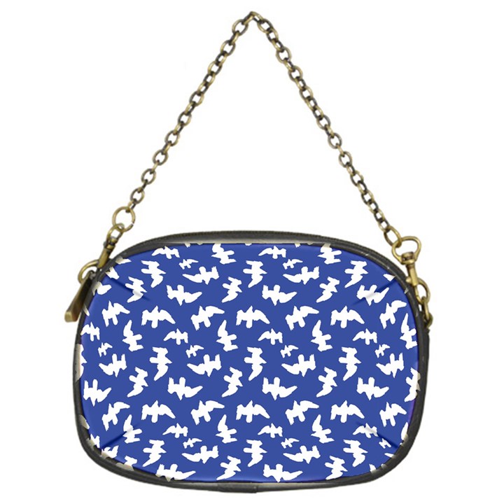 Birds Silhouette Pattern Chain Purses (One Side) 