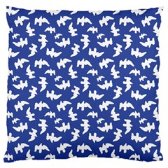 Birds Silhouette Pattern Large Cushion Case (one Side)