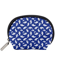 Birds Silhouette Pattern Accessory Pouches (small)  by dflcprintsclothing