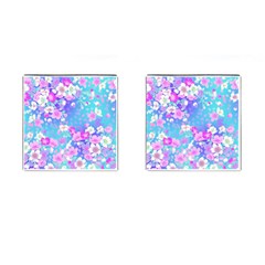 Flowers Cute Pattern Cufflinks (square)